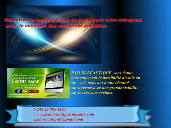 design des sites professionnel conçu par des expert de la RJSI